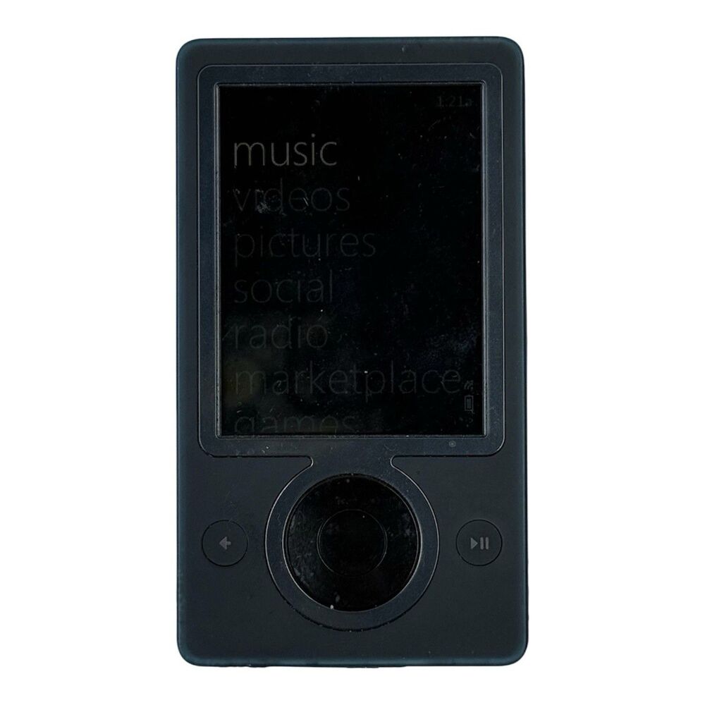 Microsoft Zune 30 GB Digital Media 1st Generation Model 1089 Black TESTED